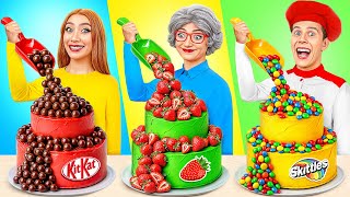 Io vs Nonna Sfida Torta Che Decora  Battaglia Commestibile da Multi DO Challenge [upl. by Atiek]