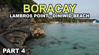 Trip to Boracay  Part 4  Lambros Point  Diniwid Beach [upl. by Nnaeoj]