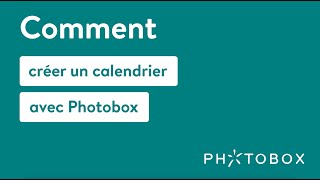 Comment créer un calendrier personnalisé avec Photobox [upl. by Atnauqahs]