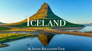 Iceland 4K  Scenic Relaxation Film With Inspiring Music [upl. by Aiynat]