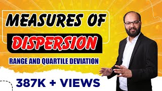 1  Measure of dispersion  Range and Quartile Deviation  Part 1  Statistics  Chandan Poddar [upl. by Asirret]