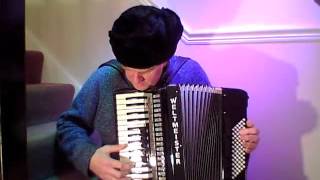 Waltz from Khachachurians Masquerade suite Played on accordion [upl. by Gairc761]