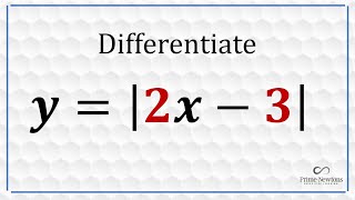 Derivative of absolute value function [upl. by Notsek]