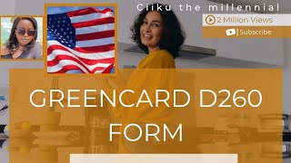 GREENCARD D260 FORM [upl. by Convery55]