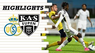 Highlights Matchday 11  Union Saint Gilloise vs KAS Eupen [upl. by Kenny]