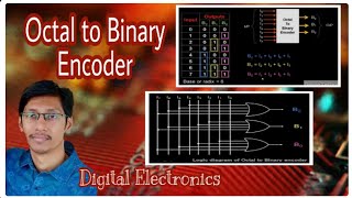 Octal to Binary Encoder  Octal to Binary 8 x 3 Encoder [upl. by Bathsheb]