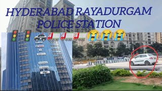 Hyderabad raidurgam chori police station🚛🚓🚦mdalinslover [upl. by Alyekahs]