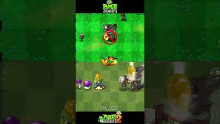 Pvz vs pvz 2  Cob Cannon Scaredy Fume Shroom Plant Team Vs Gargantuar zombie Team shorts [upl. by Attennyl]