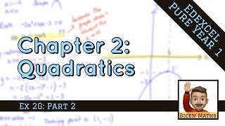 Quadratics 10 • Problems involving the Discriminant • P1 Ex2G • 🤖 [upl. by Yrevi]