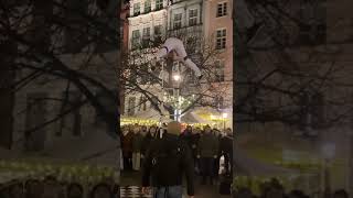 ￼Street performers Gdańsk [upl. by Yenor]