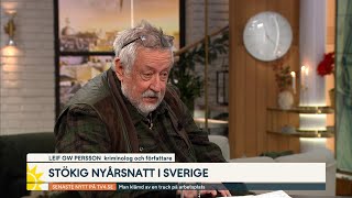 Leif GW Persson om den stökiga nyårsnatten  Nyhetsmorgon  TV4 amp TV4 Play [upl. by Hecht]