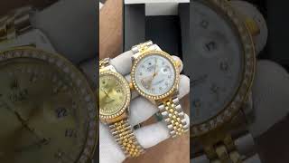 ROLEX GENTS WATCH STEEL CHAIN BRASS CASE DATEWORKING subscribe🔔✔ [upl. by Asilem]