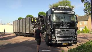 Kermis Heerhugowaard 2023 Transport en opbouw Deel 5 [upl. by Shep707]