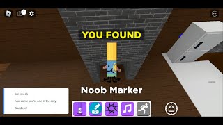 How to get Noob Marker  How to get your Roblox ID Number  Roblox Find The Markers 188 [upl. by Nevaj]