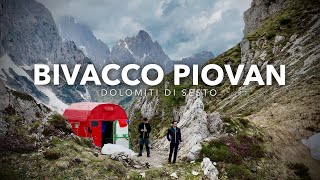 BIVACCO PIOVAN  Anello dal Rifugio Lunelli passando per il Rifugio Berti  Dolomiti di Sesto 4K [upl. by Ilecara]