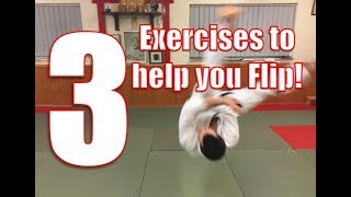 3 exercises to develop your ukemi breakfalling  how to Flip [upl. by Cherie]