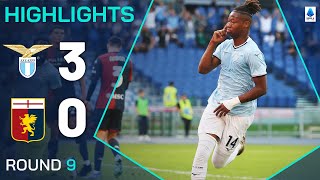 LAZIOGENOA 30  HIGHLIGHTS  Comfortable home win for Lazio  Serie A 202425 [upl. by Iturhs101]