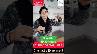 Silver mirror test part 1 tollens reagents test tollens test for aldehyde and ketone vkcclasses [upl. by Mintun]