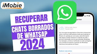 ⚠️Cómo Recuperar conversaciones y mensajes Borrados de WhatsApp en iPhone  iOS 17 [upl. by Intruoc]