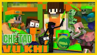 Lớp Học Quái Vật  BUỔI HỌC CHẾ TẠO  ĐẠI CHIẾN VŨ KHÍ YOMOST  Minecraft Animation [upl. by Sexton]