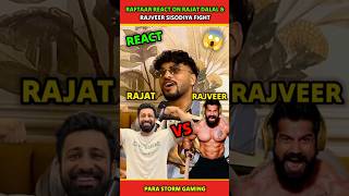 Raftaar React On Rajat Dalal amp Rajveer Sisodiya Fight 🤯 youtubeshorts shorts [upl. by Eivla314]