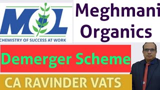 1 Meghmani Organics  Demerger Scheme Part 1 by CA Ravinder Vats [upl. by Luapnhoj]