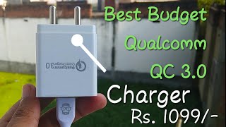 Best amp Cheap Qualcomm Quick Charge 30 Supported Charger Unboxing amp Full Review  Hindi [upl. by Notyap]