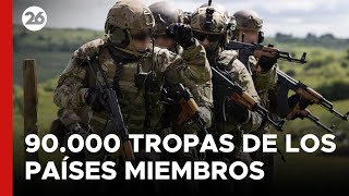 OTAN Los mayores ejercicios militares desde la Segunda Guerra Mundial  26Global [upl. by Krilov971]