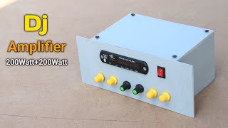 Dj amplifier kaise banaye dj amplifier homemade dj amplifier how to make amplifier machine at home [upl. by Tadio39]