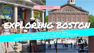 Exploring Government Center Faneuil Hall amp Quincy Market Boston Street View [upl. by Wake106]