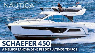 Teste Schaefer 450 a melhor lancha de 45 pés dos últimos tempos  NÁUTICA [upl. by Kcirdek914]