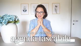 AGENDA TASCABILE pro e contro [upl. by Sylirama]