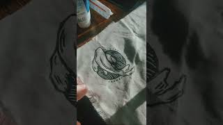 Making Lino print patches [upl. by Gesner112]