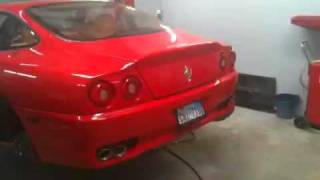 Ferrari 575M with Tubi Loud style w Tubi Xpipe [upl. by Cooperstein]