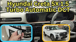 Hyundai Creta SX 15 Turbo Automatic DCT  Atlas White [upl. by Dobb591]