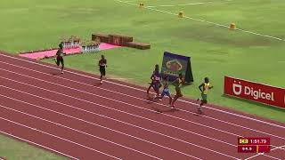 CARIFTA Games 2024 Grenada  Boys 800 Meter Run Under 17 SF 1 [upl. by Notyal800]