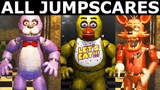 Creepy Nights at Freddys DEMO 2  All Animatronic Jumpscares FNAF Horror Game 2018 [upl. by Westney525]