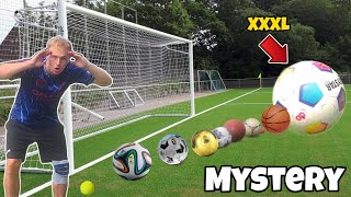 XXL MYSTERY BALL FUSSBALL CHALLENGE⚽️😱 [upl. by Airdnahc]