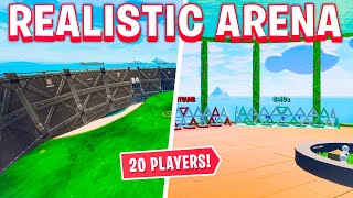 Realistic Arena Competitive FFA Map Fortnite Creative [upl. by Akenit]