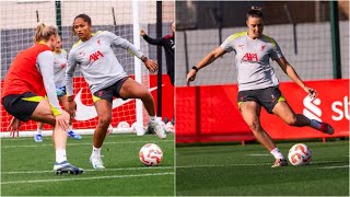 Inside Training Liverpool FC women preparing for away fixture against Tottenham [upl. by Ynttirb]