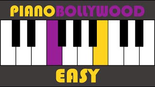 Aashiyan Barfi  Easy PIANO TUTORIAL  Stanza Right Hand [upl. by Douty]