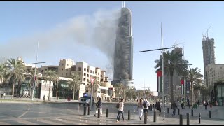 Address Hotel Still in Smoke after Fire on New Years Eve [upl. by Lisetta765]