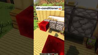 Minecraft how to make Airconditioner😱 shorts [upl. by Hplar]