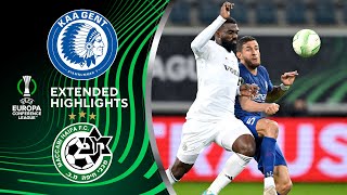 Gent vs Maccabi Haifa Extended Highlights  UECL Playoff 2nd Leg  CBS Sports Golazo  Europe [upl. by Klarika]