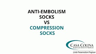 Anti Embolism Socks vs Compression Socks [upl. by Nojram402]