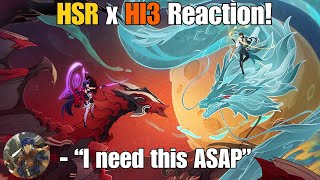 Reacting to the HSR xHI3 collab breakdown [upl. by Netsyrc290]