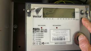 How to read an Atlas EDMI Mk10D smart electricity meter [upl. by Ibmab]