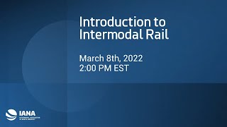 Introduction to Intermodal Rail [upl. by Ollehto35]