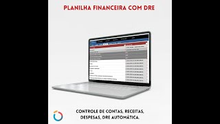 Planilha para gestão financeira com DRE  Apresentação [upl. by Nerej366]