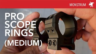 Monstrum Pro Scope Rings Budget rings that look better than budget [upl. by Swanhildas]